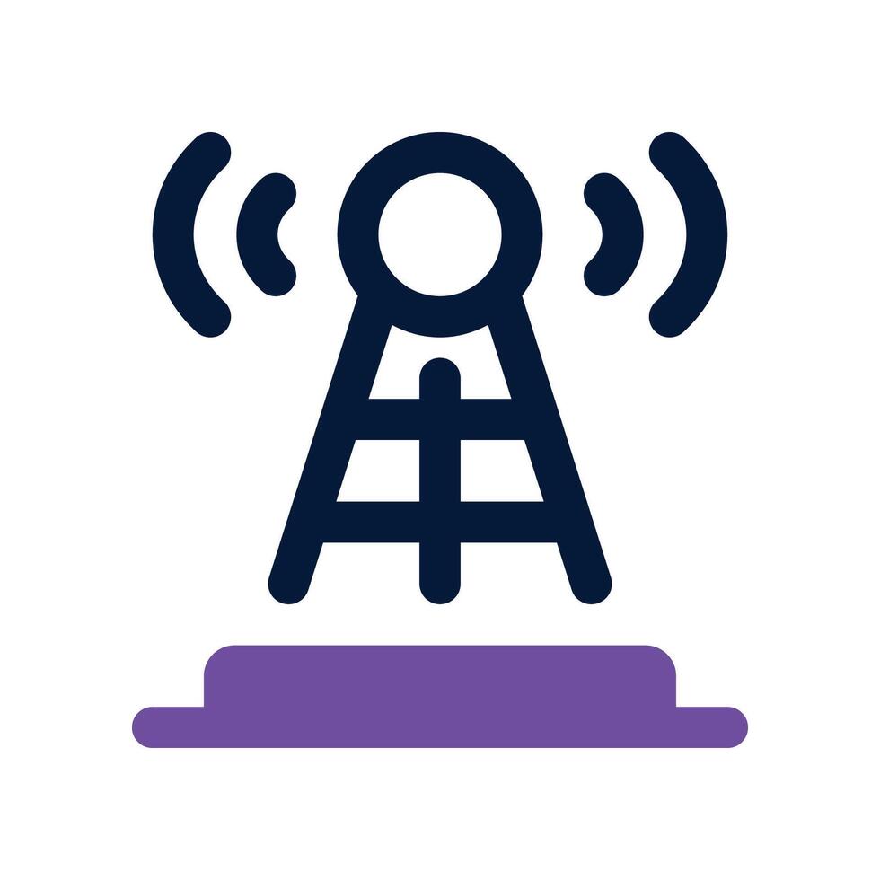 antenna icona. vettore doppio tono icona per il tuo sito web, mobile, presentazione, e logo design.