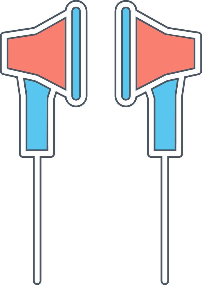 auricolare vecto icona vettore