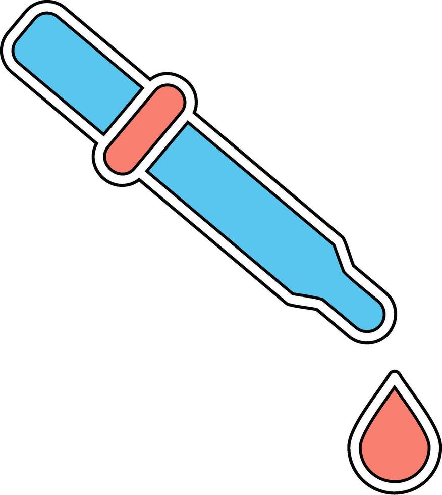 medicina contagocce vecto icona vettore