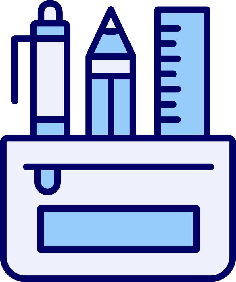 matita Astuccio vecto icona vettore