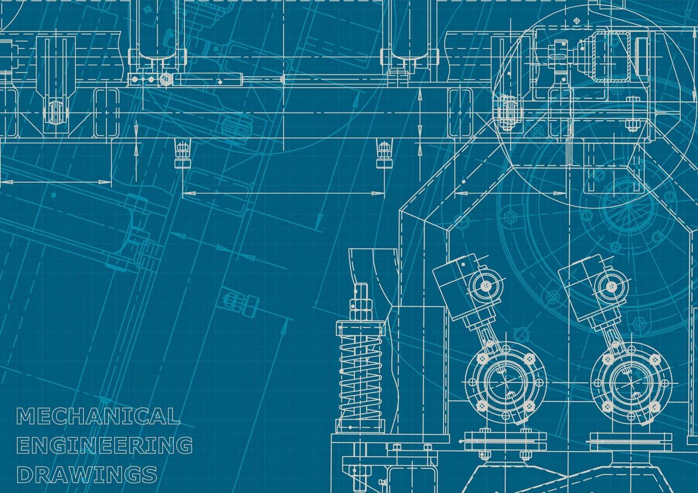 identità aziendale. planimetria. disegni di ingegneria vettoriale