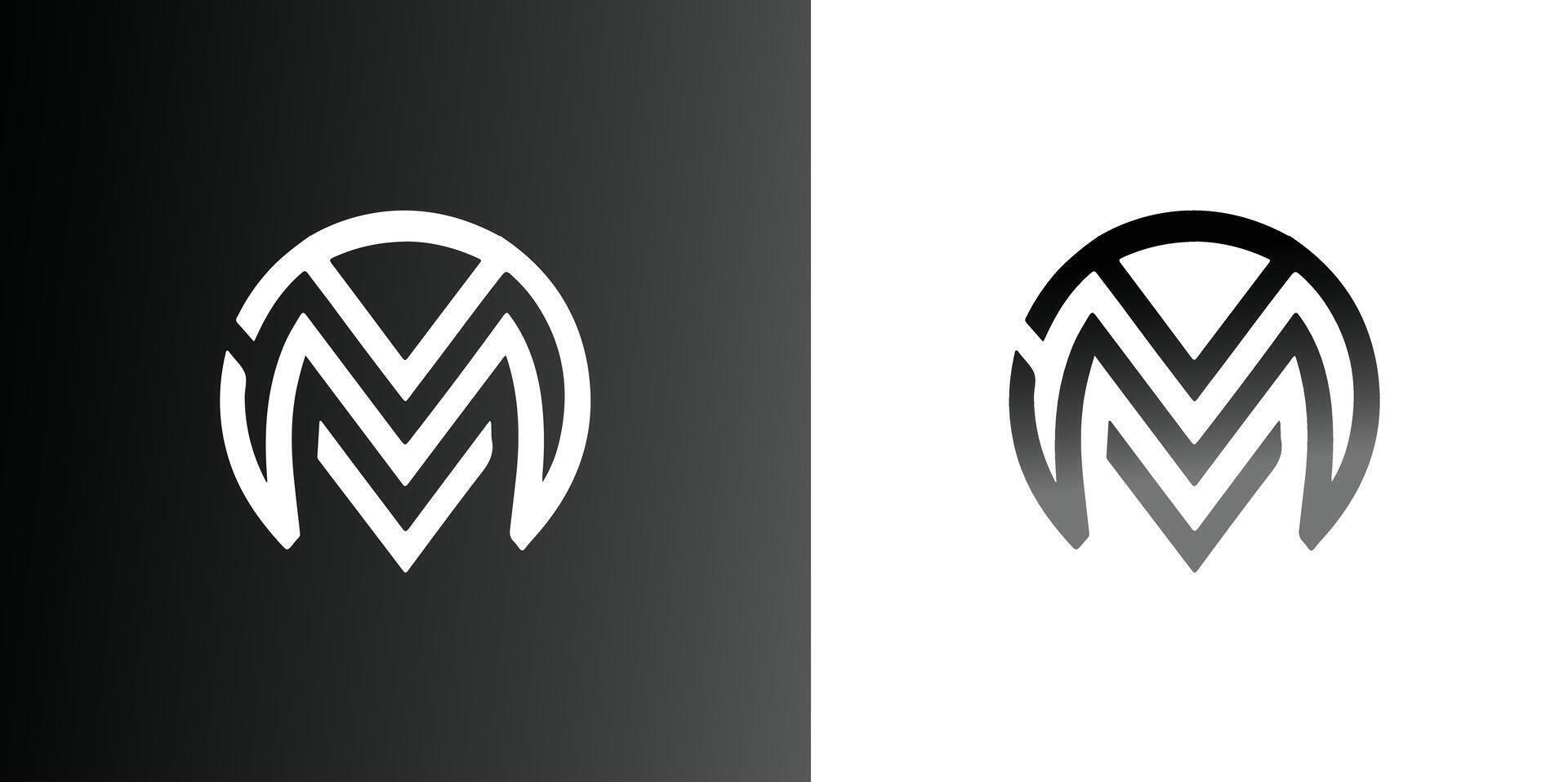 vettore media giocare con lettera m logo disegno, media giocatore logo icona, moderno giocare pulsante logo, gratuito vettore