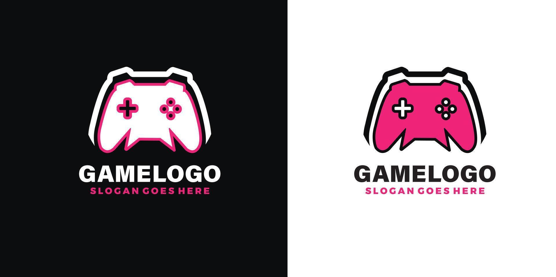 gioco logo design professionista vettore