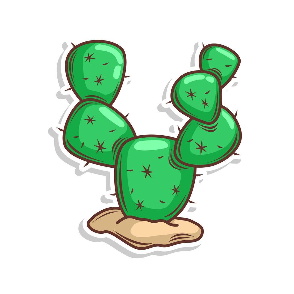 cactus illustrazione arte. vettore design