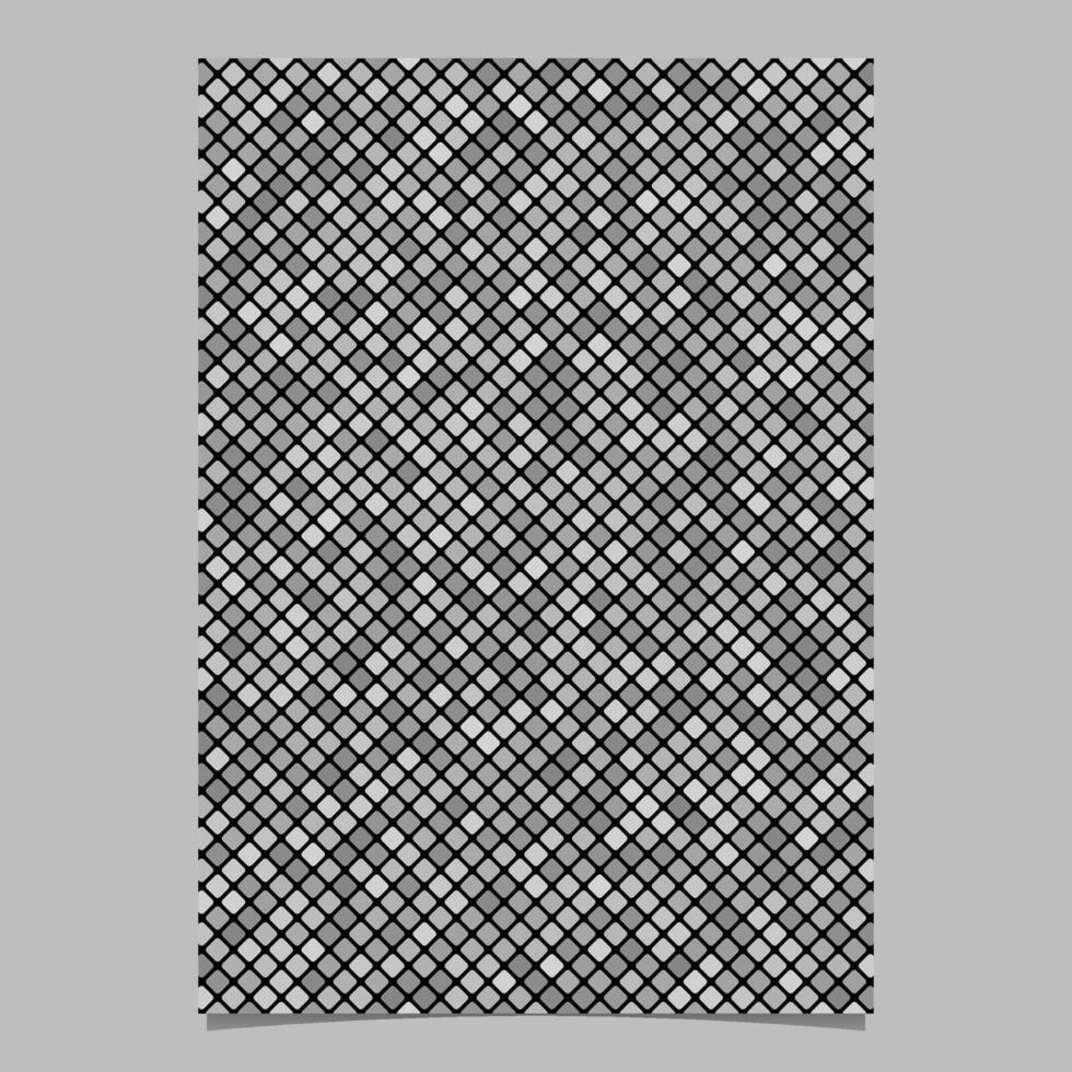 grigio astratto piazza modello manifesto modello - vettore mosaico piastrella copertina sfondo