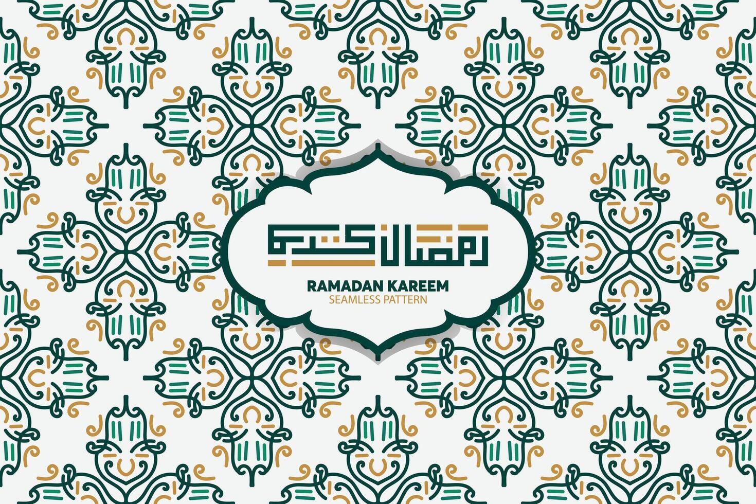 Ramadan kareem. islamico saluto carta modello con Ramadan per sfondo design. manifesto, media striscione. vettore