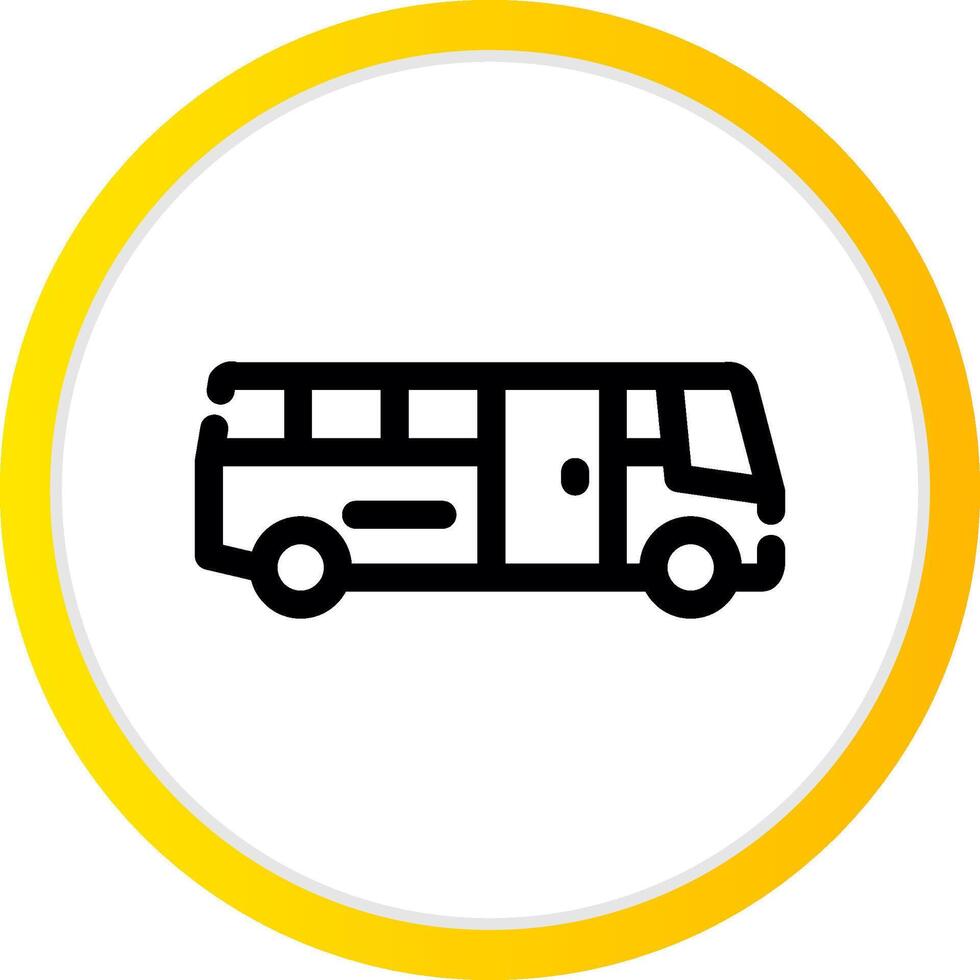 scuola autobus creativo icona design vettore