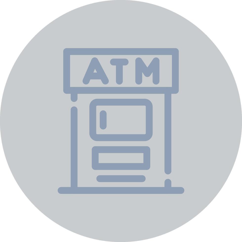 ATM creativo icona design vettore