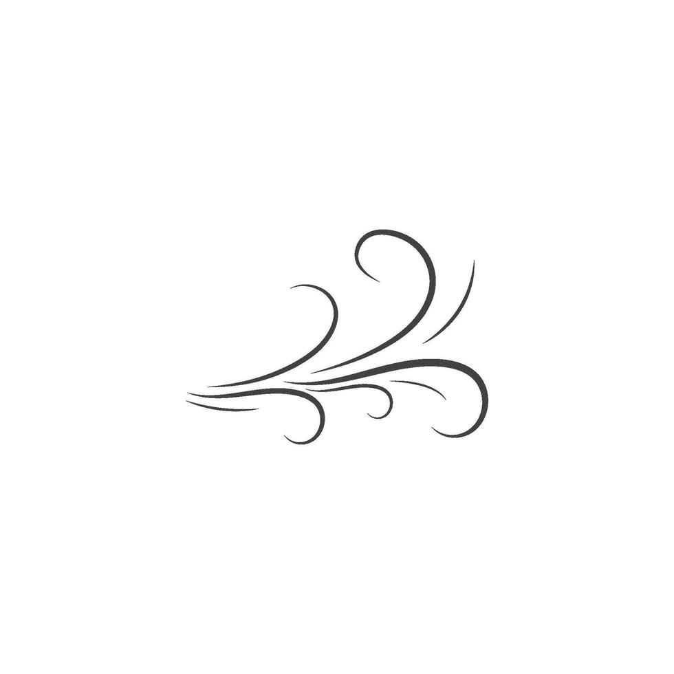 vento simbolo logo design vettore modello