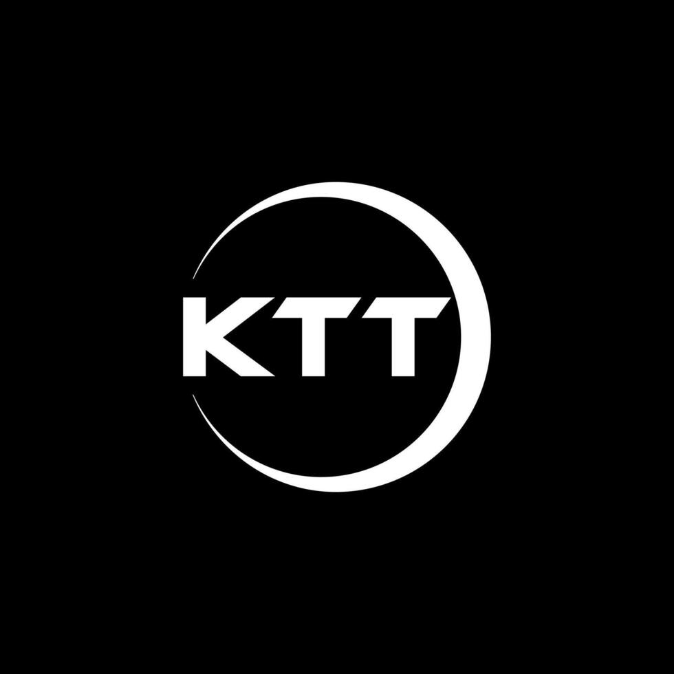 kt lettera logo disegno, ispirazione per un' unico identità. moderno eleganza e creativo design. filigrana il tuo successo con il Impressionante Questo logo. vettore