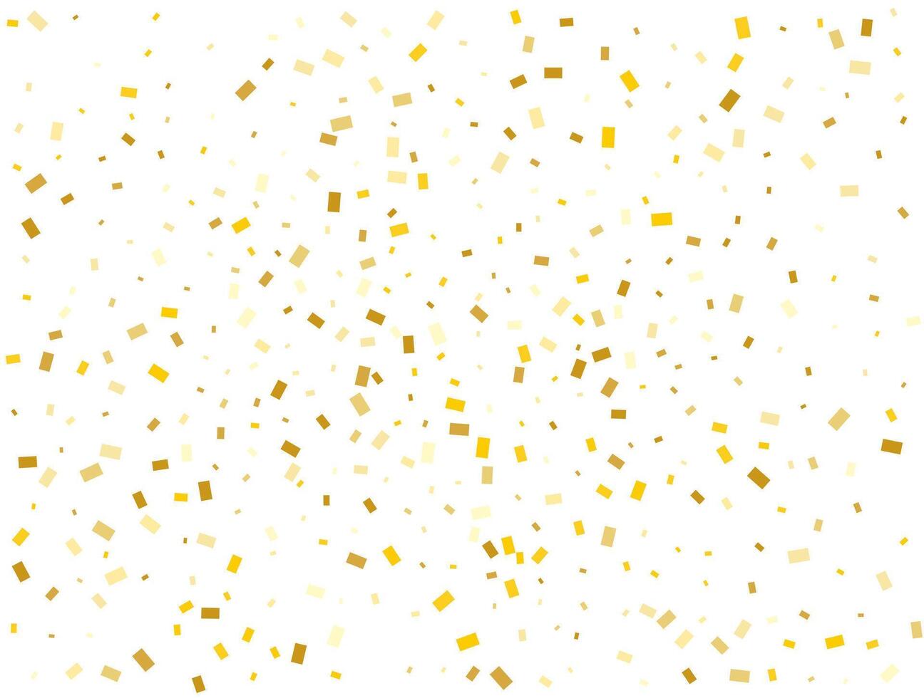 Magia leggero d'oro rettangoli. coriandoli celebrazione, caduta d'oro astratto decorazione per notte festa. vettore illustrazione