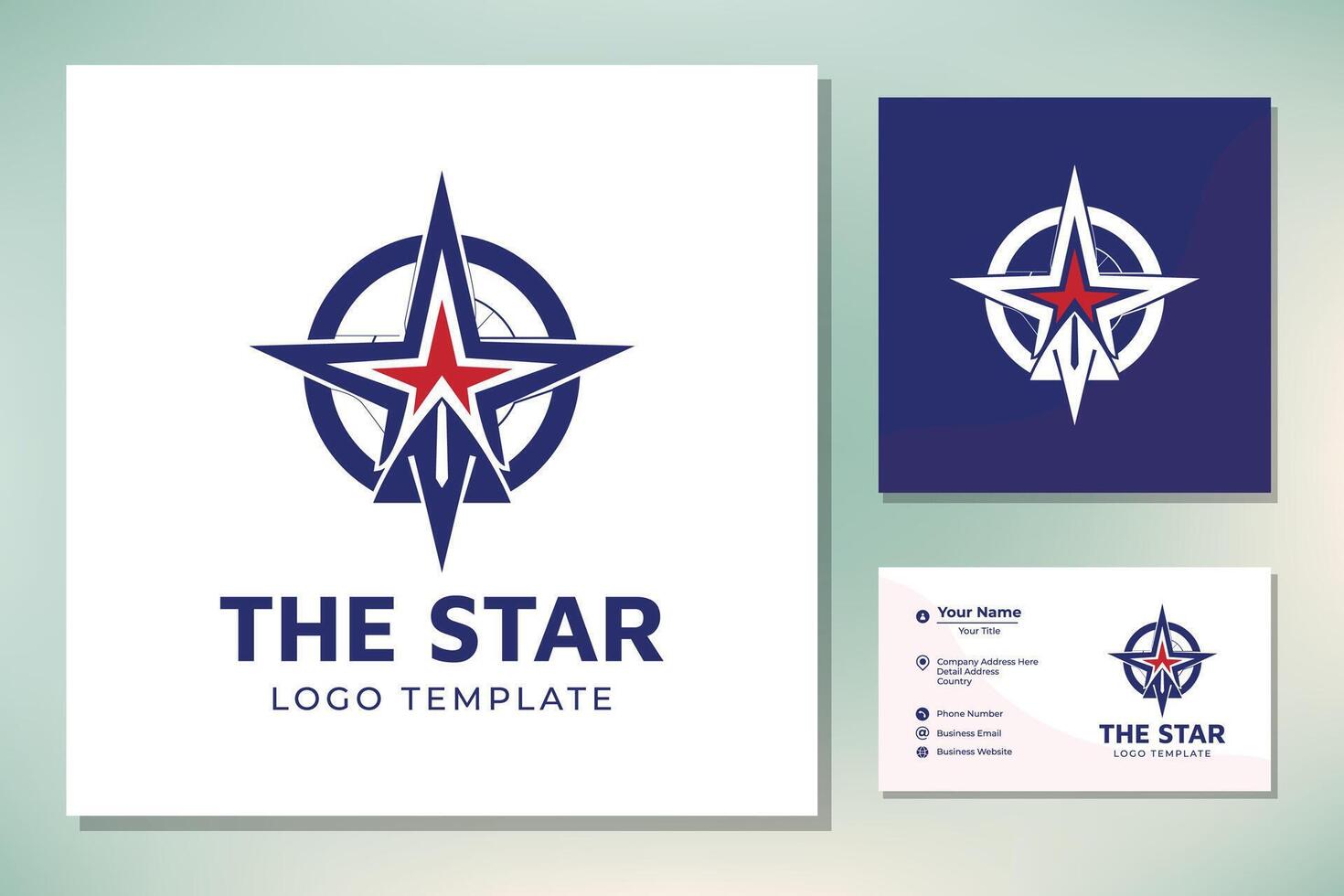 Texas cinque 5 appuntito pentagramma logo vettore