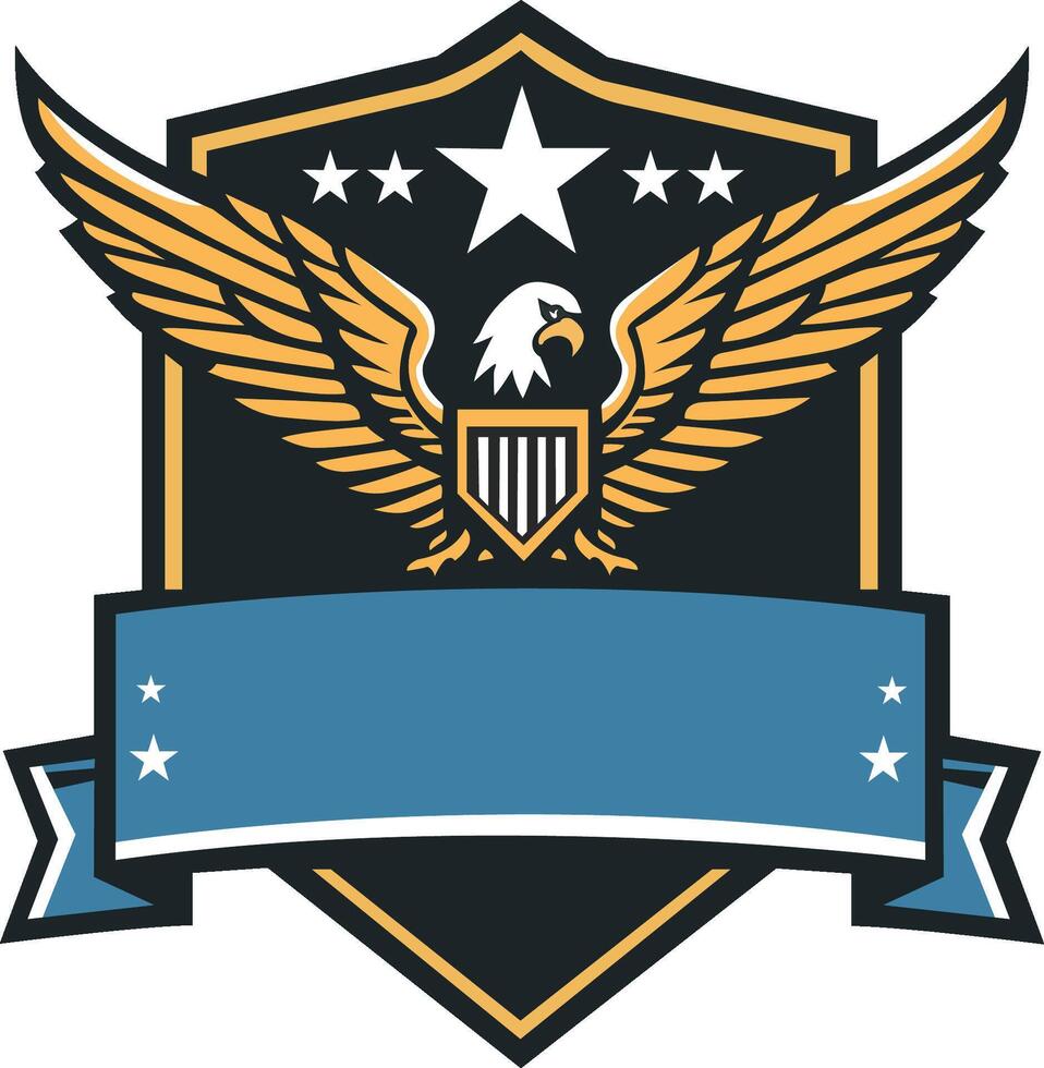 esercito aquila logo modello vettore