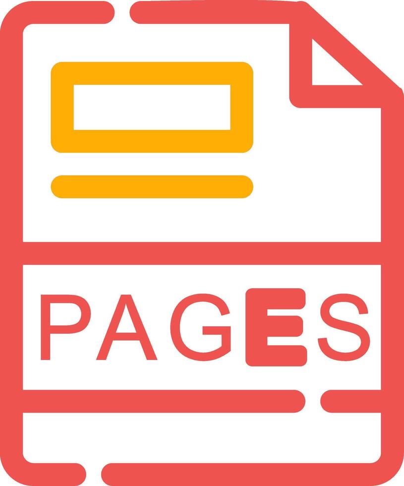 pagine creativo icona design vettore