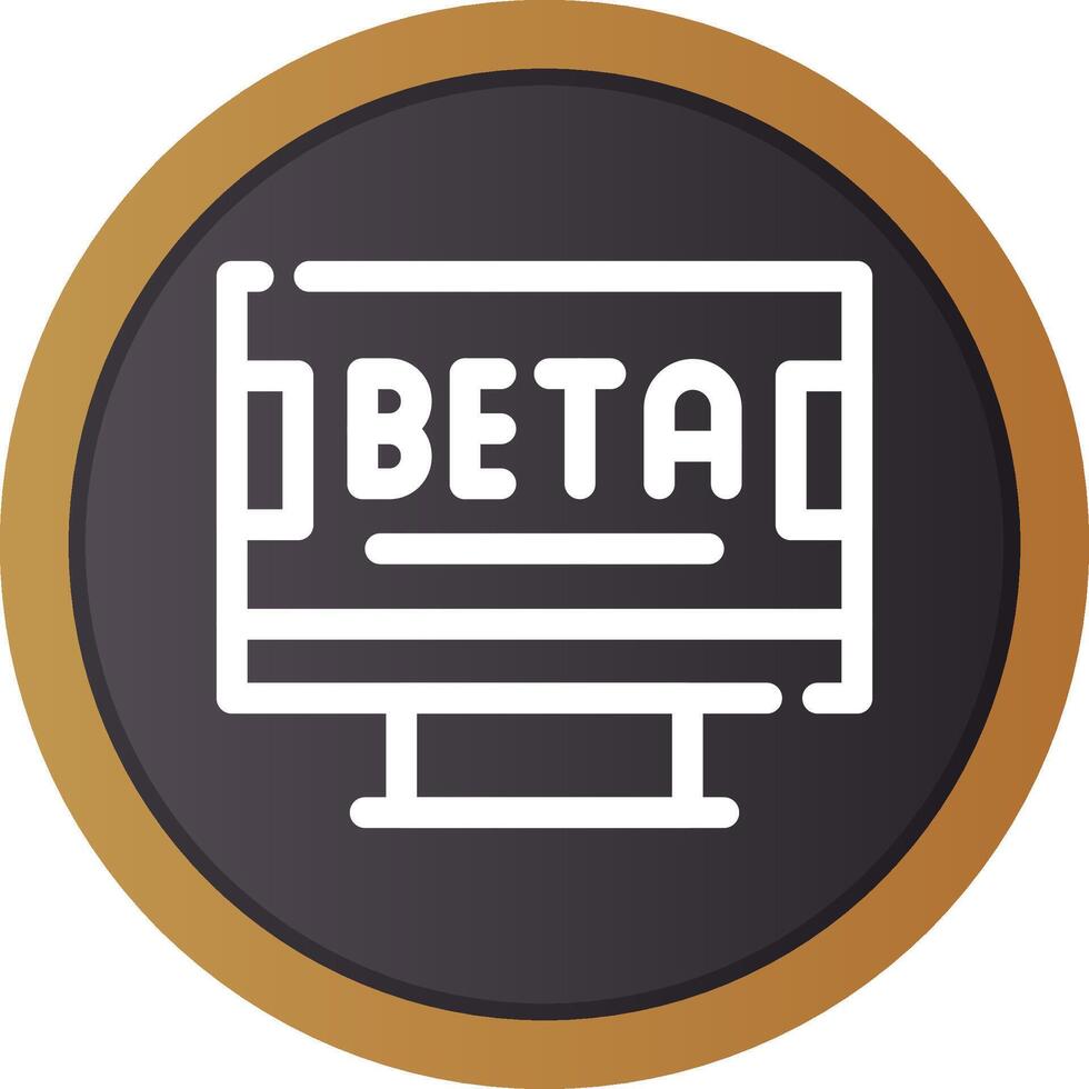 beta creativo icona design vettore