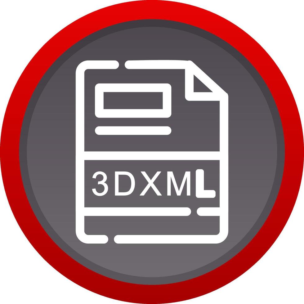 3dxml creativo icona design vettore