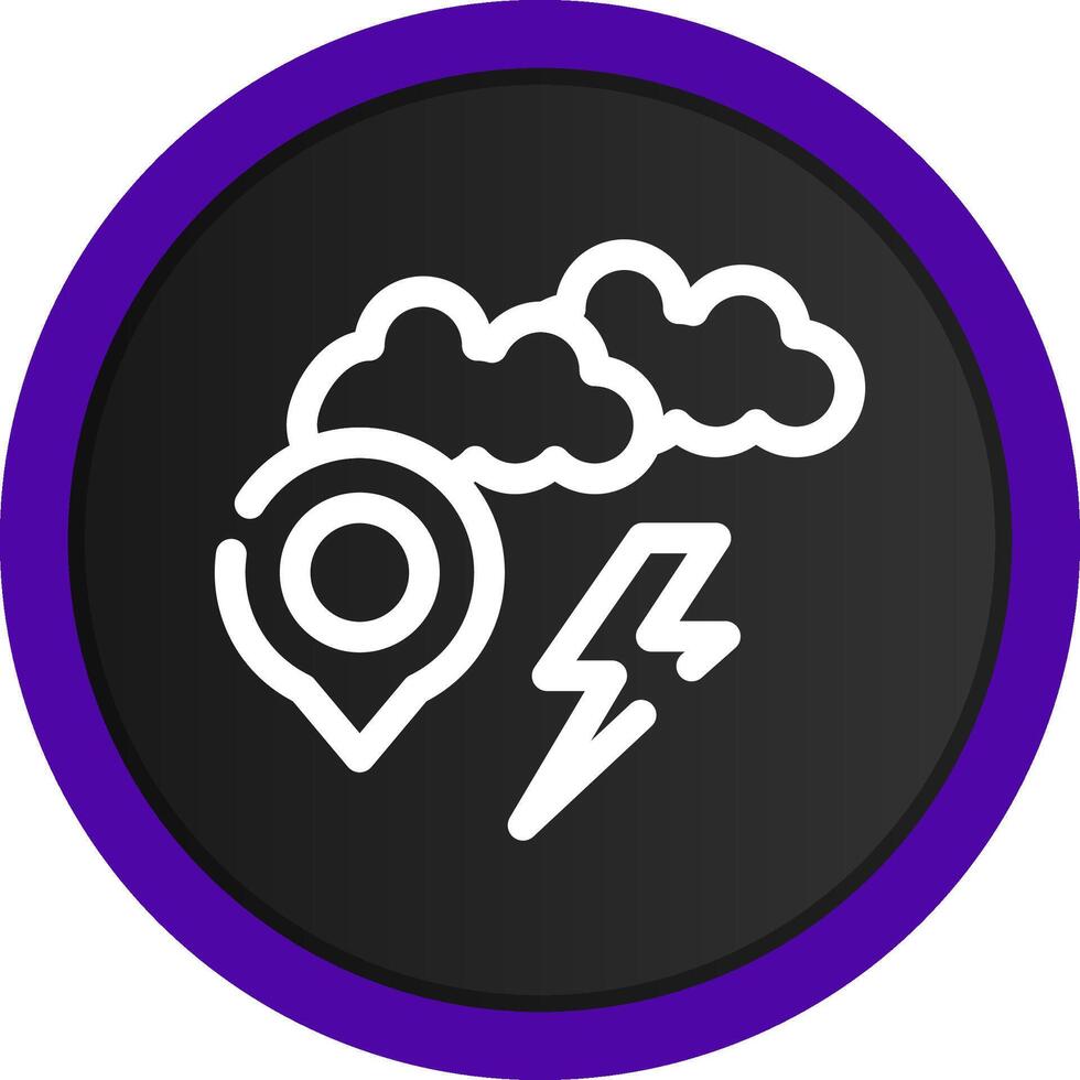 tempesta Posizione creativo icona design vettore