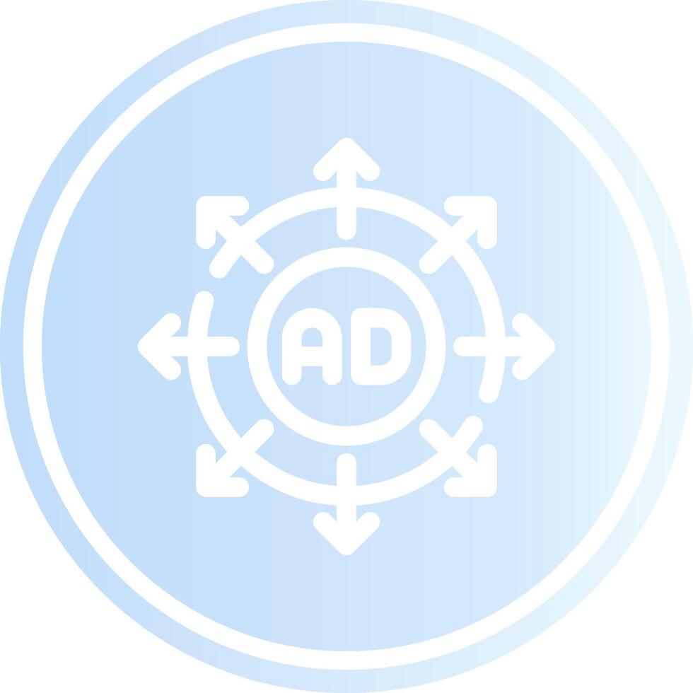 pubblicità presentazione creativo icona design vettore