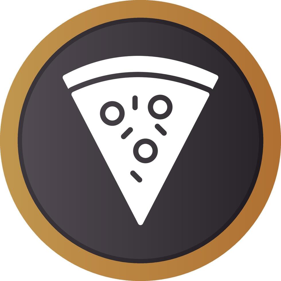 Pizza creativo icona design vettore