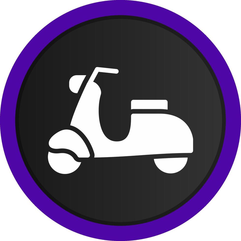 scooter creativo icona design vettore
