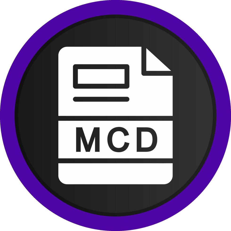 mcd creativo icona design vettore