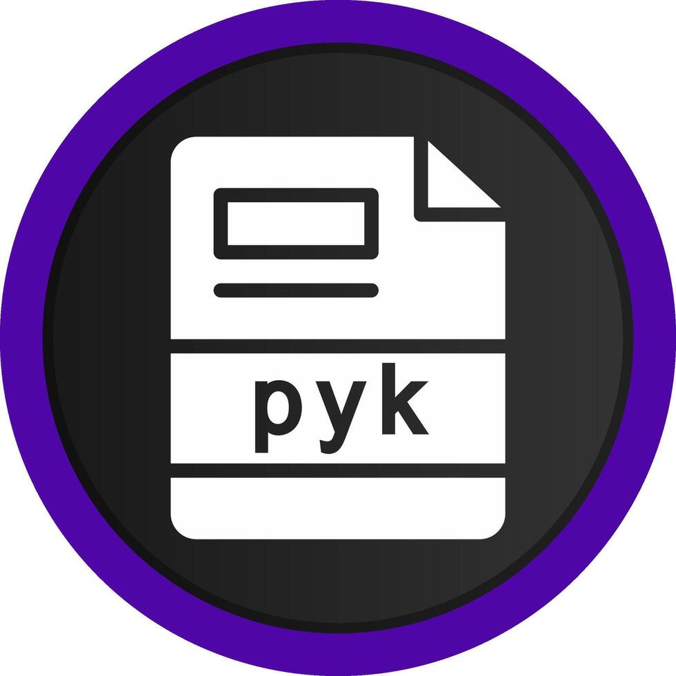 pyk creativo icona design vettore