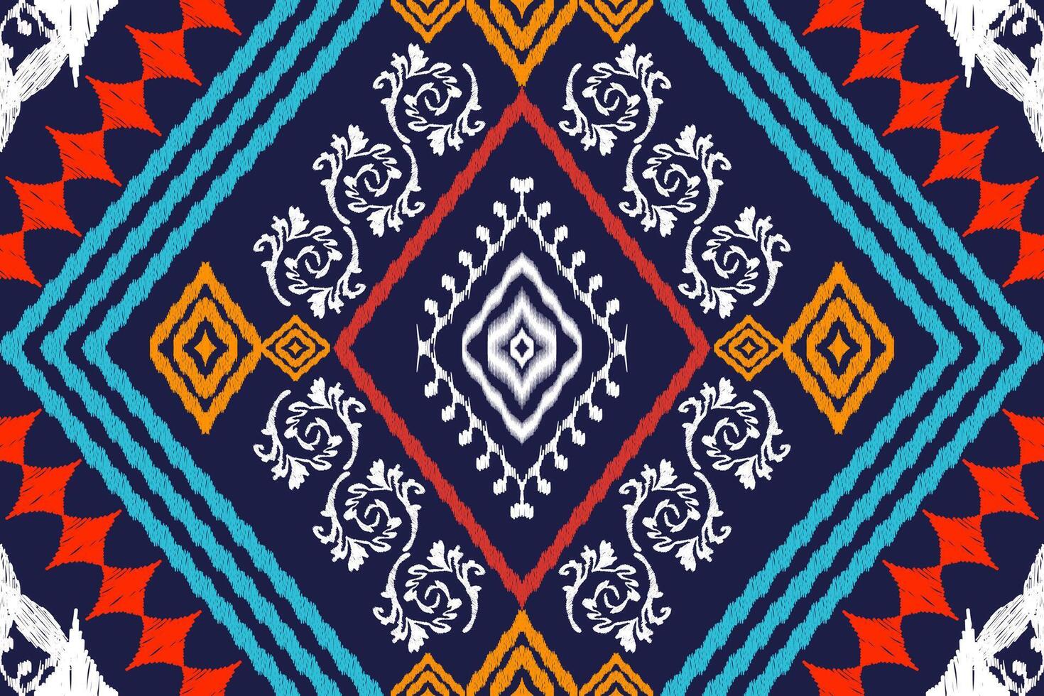 etnico figura azteco ricamo stile.geometric ikat orientale tradizionale arte modello.disegno per etnico sfondo,carta da parati,moda,abbigliamento,avvolgimento,tessuto,elemento,pareo,grafica,vettore illustrazione. vettore