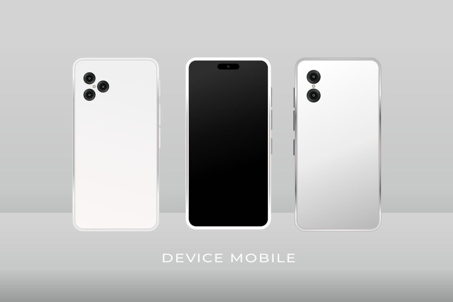 smartphone prototipo modello vettore