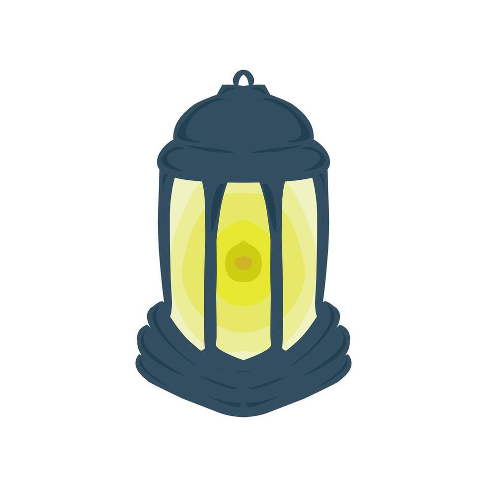 lanterna lampada design con Ramadan e islamico vacanza temi. Perfetto per manifesti, striscioni, adesivi, sfondi, sfondi vettore