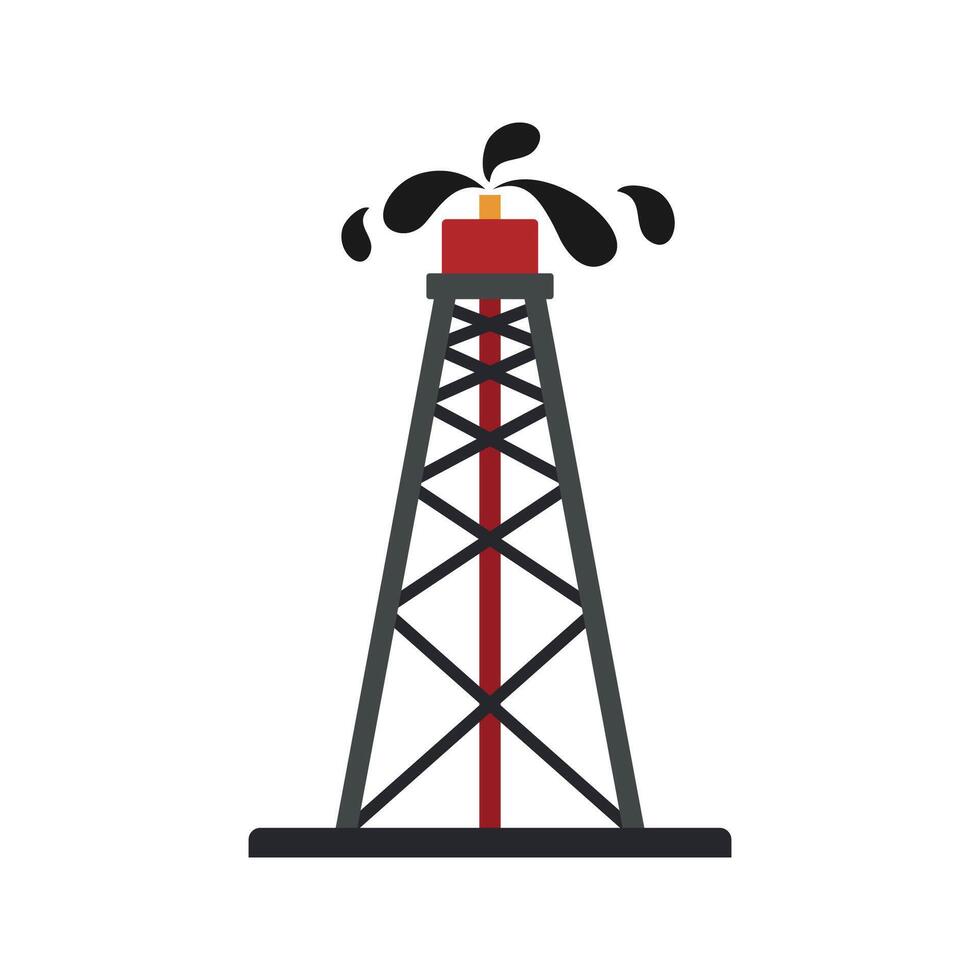 petrolio industria. vettore carburante, olio, gas e energia illustrazione. benzina stazione o energia simbolo e elemento.