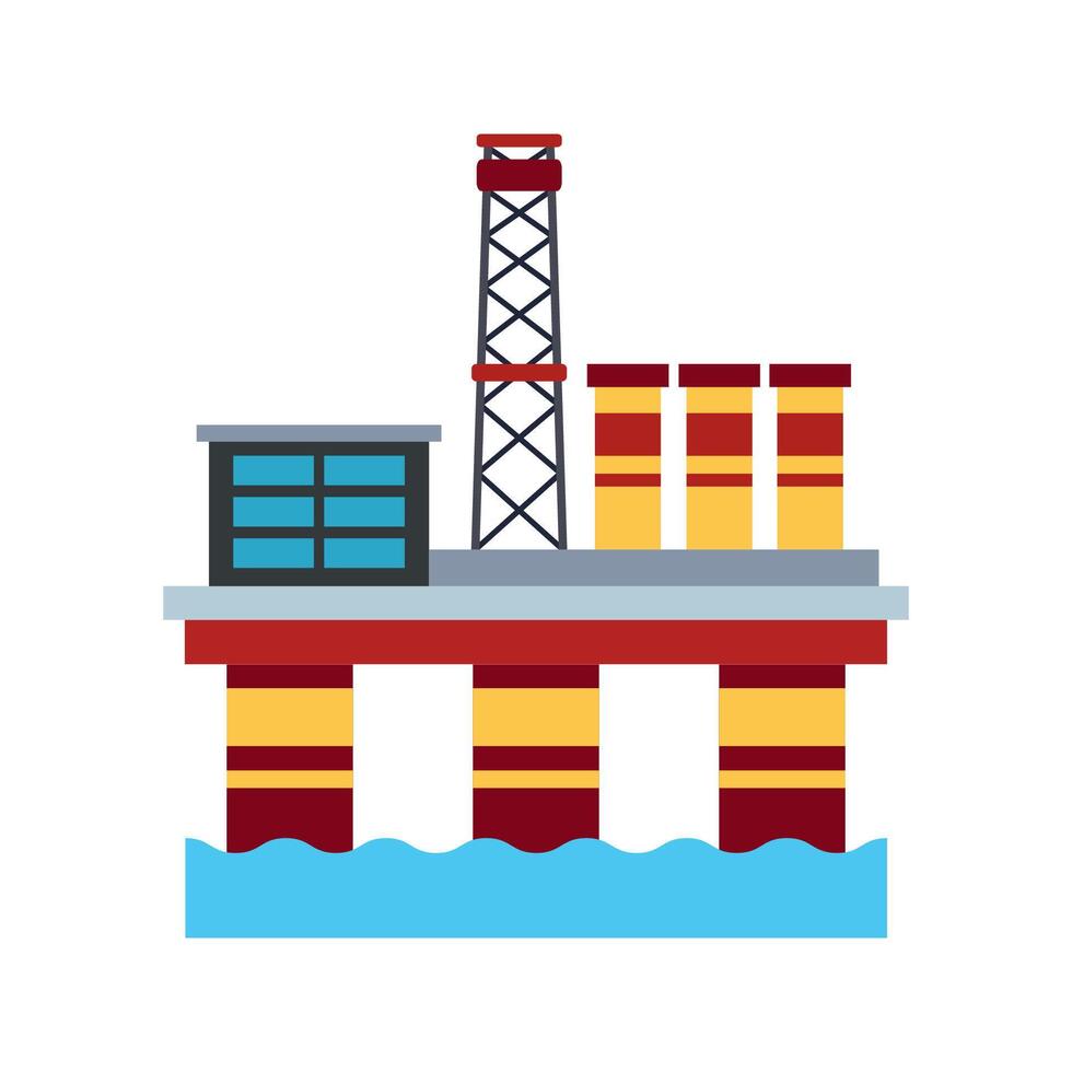 petrolio industria. vettore carburante, olio, gas e energia illustrazione. benzina stazione o energia simbolo e elemento.