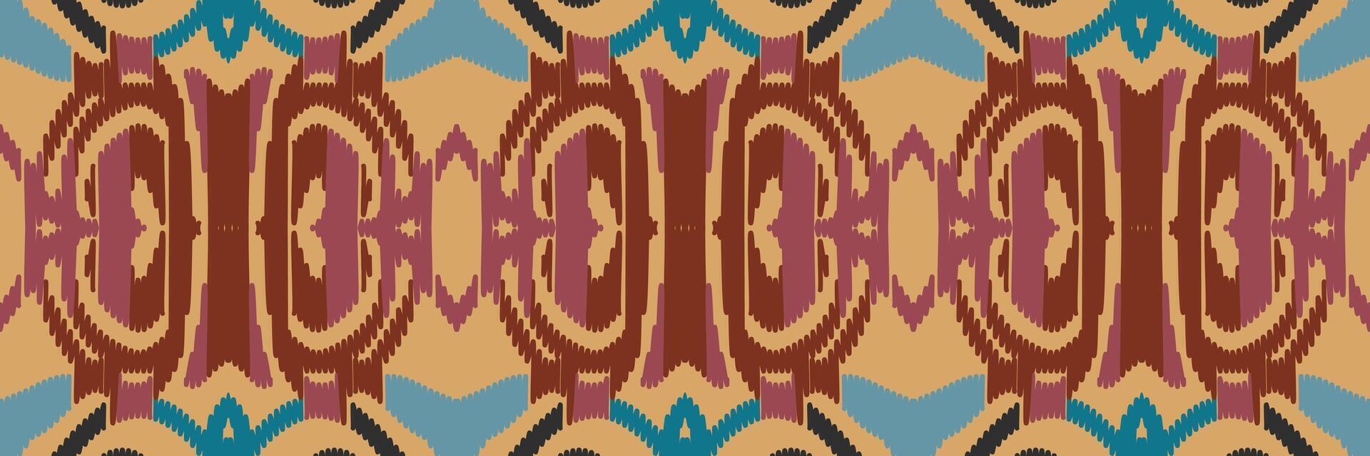 modello ikat in tribale. geometrico etnico tradizionale. stile messicano a righe. design per sfondo, carta da parati, illustrazione vettoriale, tessuto, abbigliamento, batik, moquette, ricamo. vettore