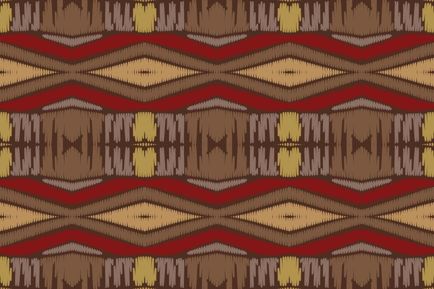 ikat disegno geometrico astratto ricamo etnico. Tappeto In Tessuto Azteco Mandala Ornamento Chevron Decorazione Tessile Carta Da Parati. tribale boho nativo etnico turchia tradizionale vettore sfondo