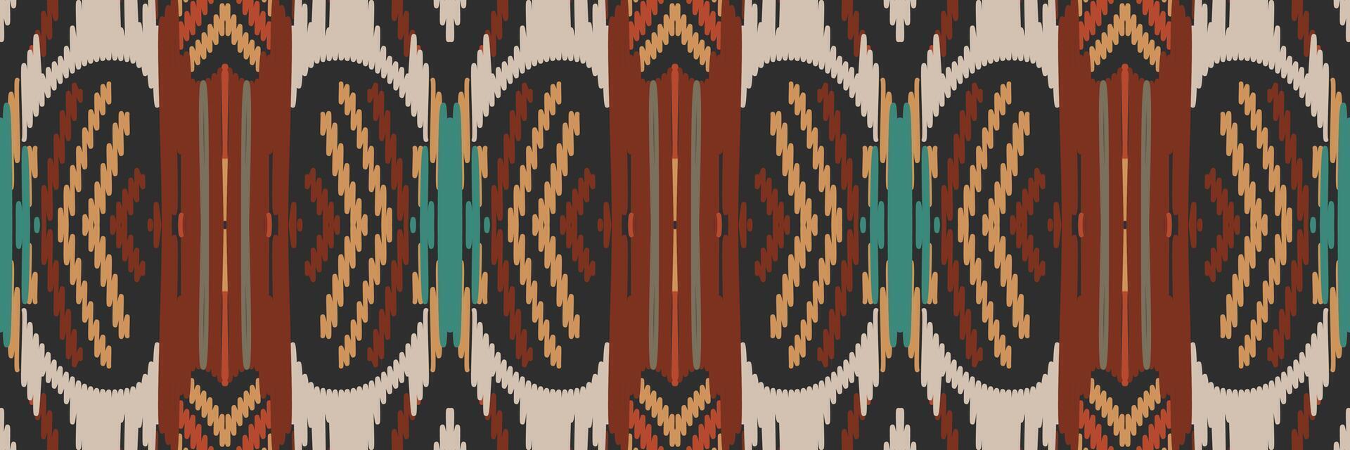 modello ikat in tribale. geometrico etnico tradizionale. stile messicano a righe. design per sfondo, carta da parati, illustrazione vettoriale, tessuto, abbigliamento, batik, moquette, ricamo. vettore