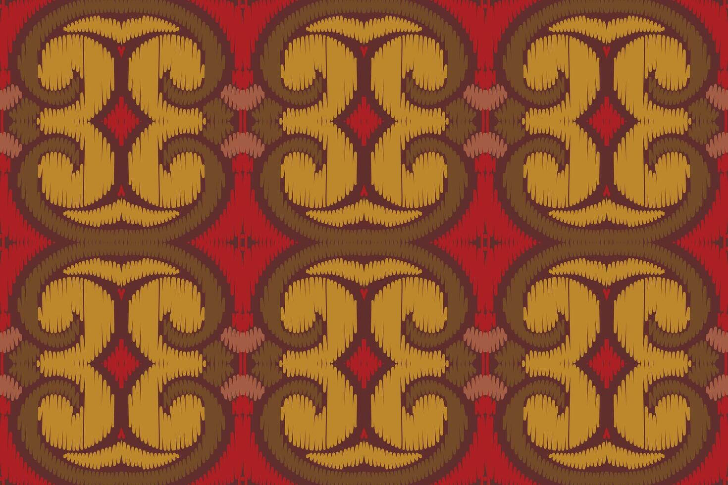 ikat disegno geometrico astratto ricamo etnico. Tappeto In Tessuto Azteco Mandala Ornamento Chevron Decorazione Tessile Carta Da Parati. tribale boho nativo etnico turchia tradizionale vettore sfondo