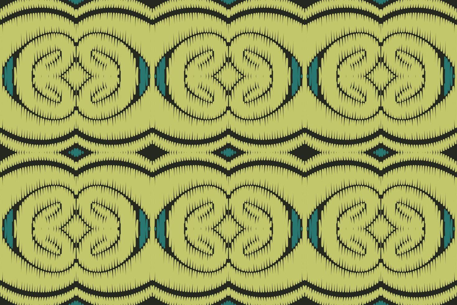 modello etnico ikat senza cuciture in tribale. design per sfondo, carta da parati, illustrazione vettoriale, tessuto, abbigliamento, moquette, tessuto, batik, ricamo. vettore