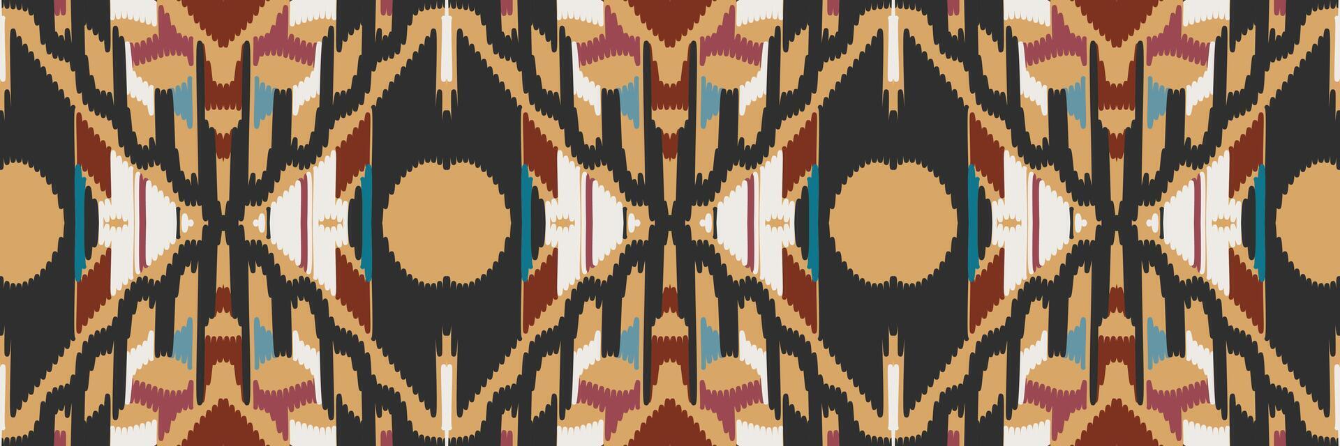 modello ikat in tribale. geometrico etnico tradizionale. stile messicano a righe. design per sfondo, carta da parati, illustrazione vettoriale, tessuto, abbigliamento, batik, moquette, ricamo. vettore