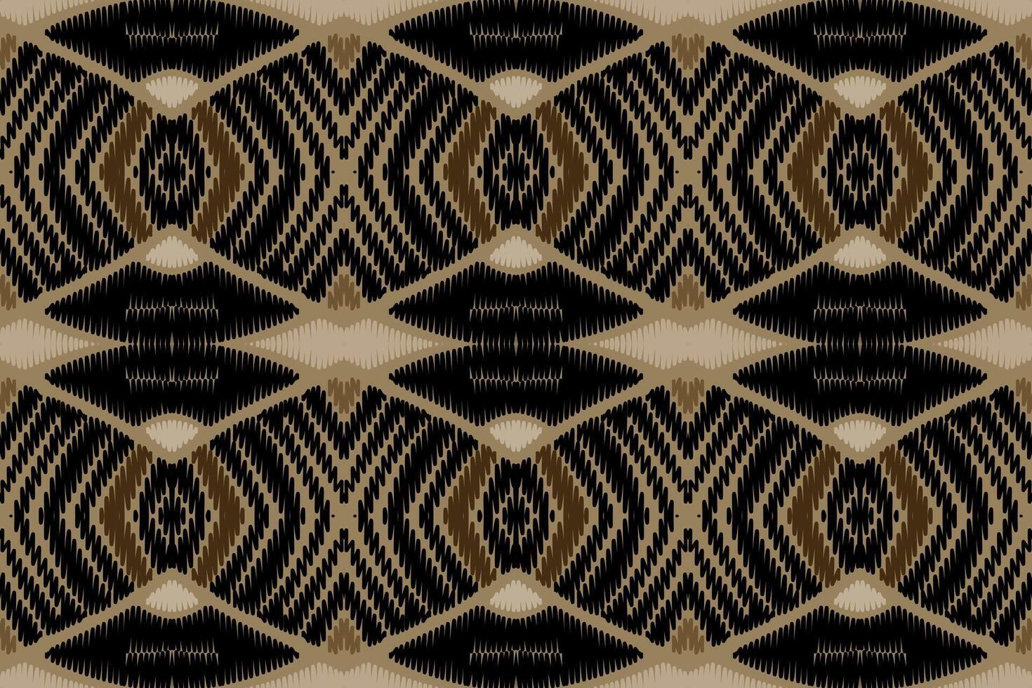 ikat disegno geometrico astratto ricamo etnico. Tappeto In Tessuto Azteco Mandala Ornamento Chevron Decorazione Tessile Carta Da Parati. tribale boho nativo etnico turchia tradizionale vettore sfondo