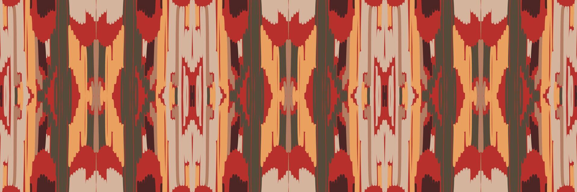 modello ikat in tribale. geometrico etnico tradizionale. stile messicano a righe. design per sfondo, carta da parati, illustrazione vettoriale, tessuto, abbigliamento, batik, moquette, ricamo. vettore