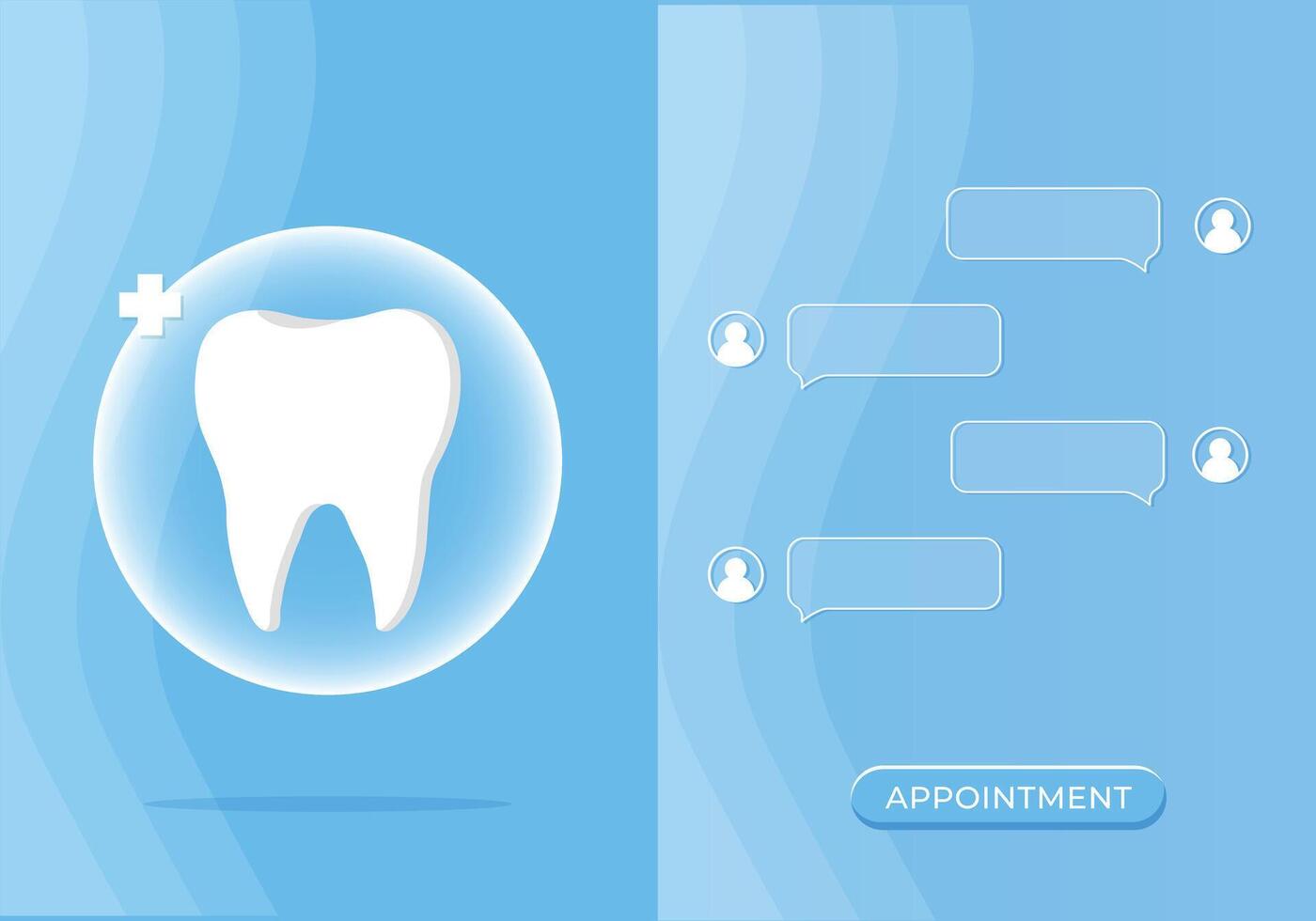 dente icona. odontoiatria vettore illustrazione. libro un appuntamento con un' dentista. illustrazione di un' dente. dentista professione ragnatela bandiera o atterraggio pagina con denti icona. bianca salutare dente.