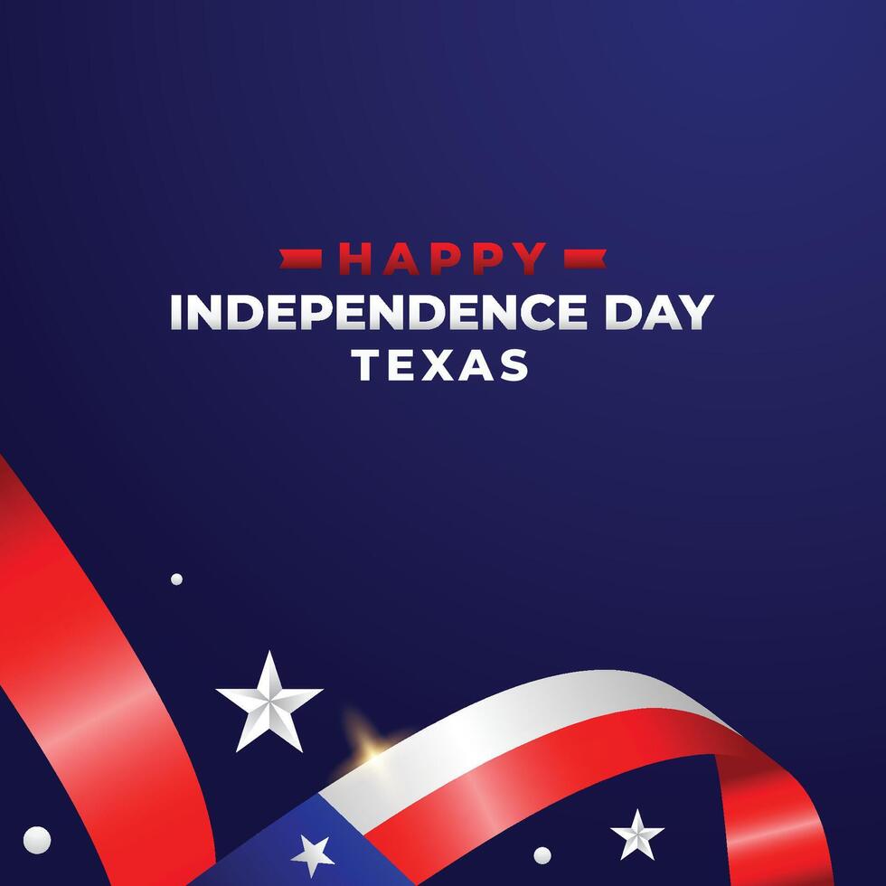 Texas indipendenza giorno vettore design modello