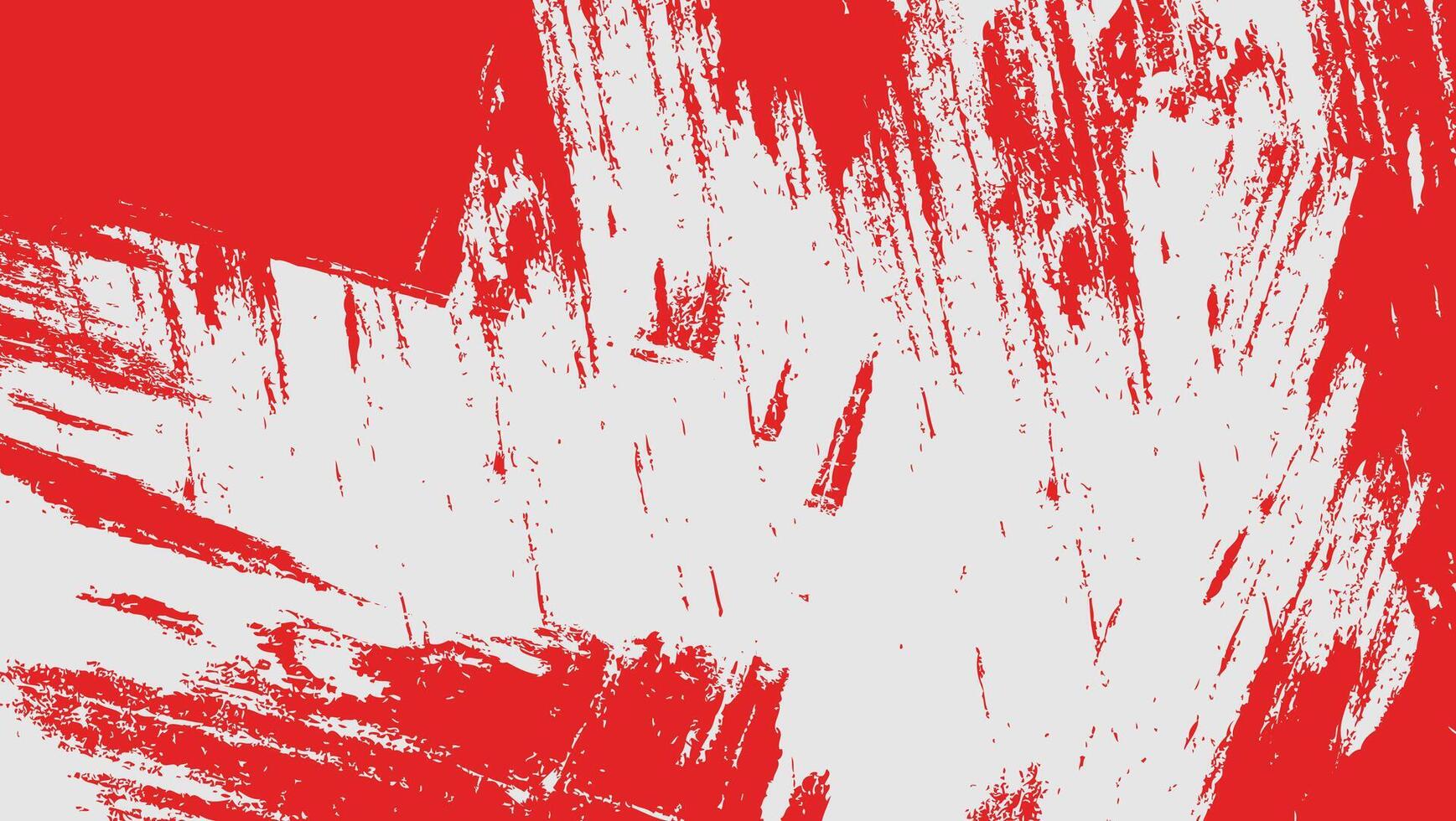 astratto rosso dipingere grunge struttura nel bianca sfondo vettore