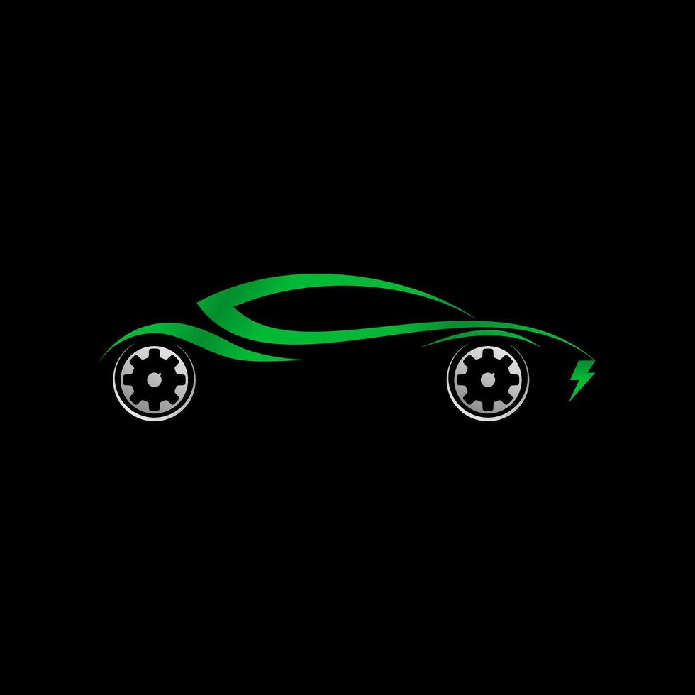 logo design grafico concetto creativo premio astratto icona cartello vettore azione linea arte sport auto lato tuono. relazionato per settore automobilistico veloce supercar Tech