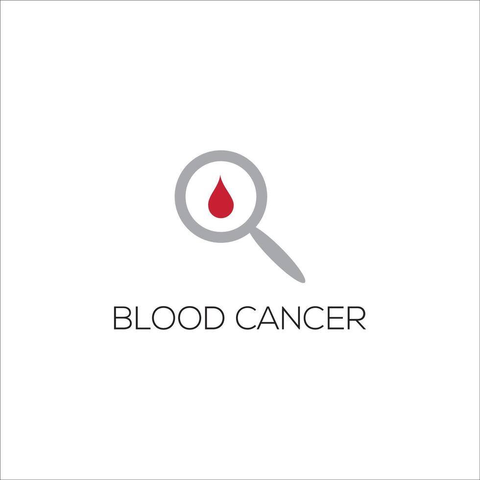 cancro vettore icona design modello. sangue cancro logo design.