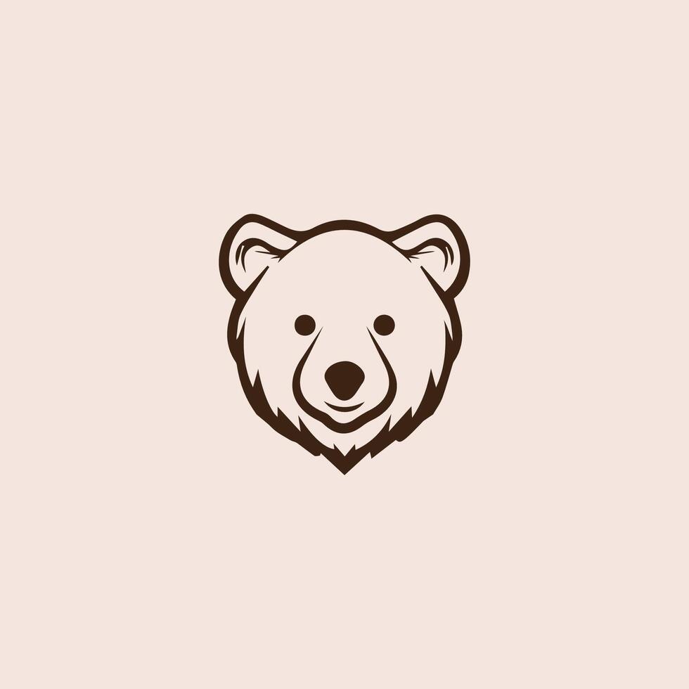 orso logo vettore design modello