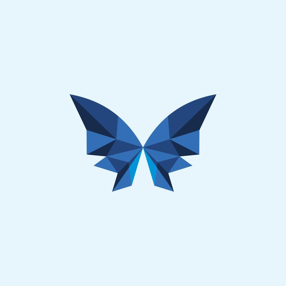 modello di progettazione vettoriale logo farfalla