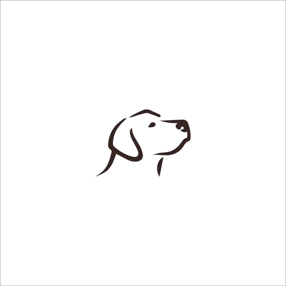 animale cane logo vettore design modelli