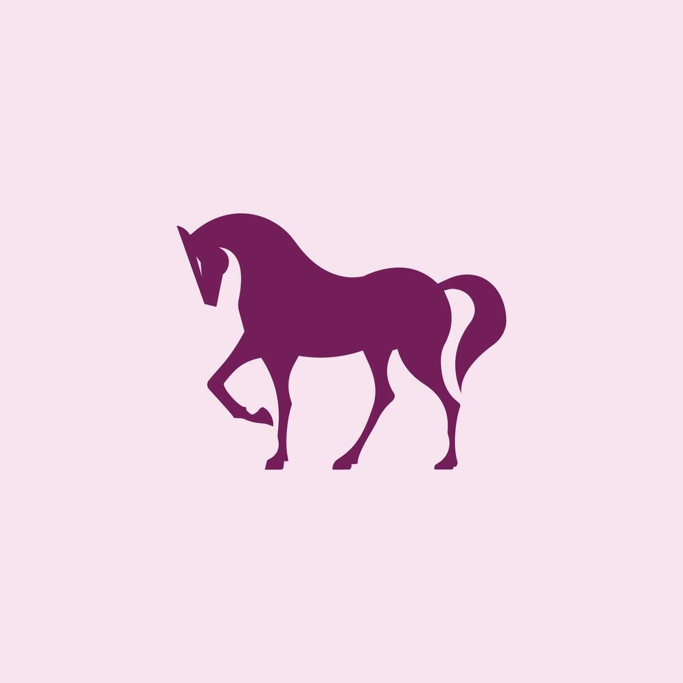 animale cavallo logo vettore design modello