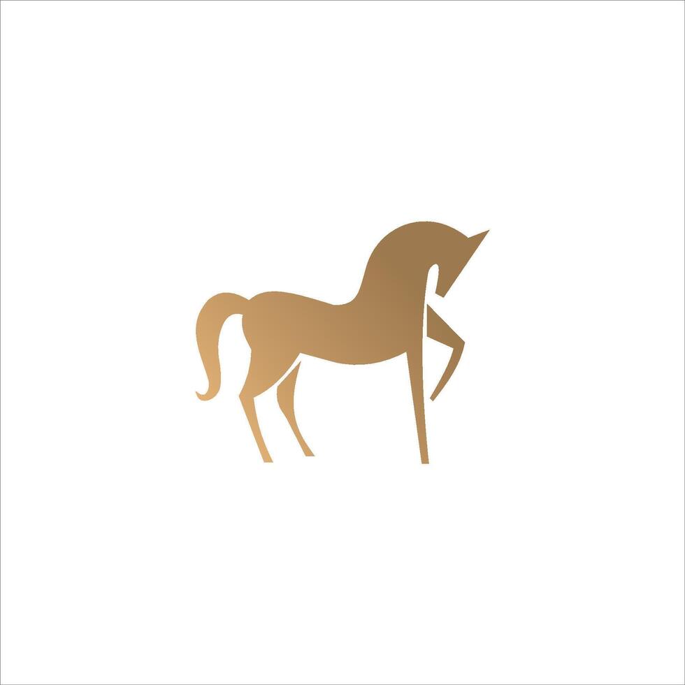 animale cavallo logo vettore design modello