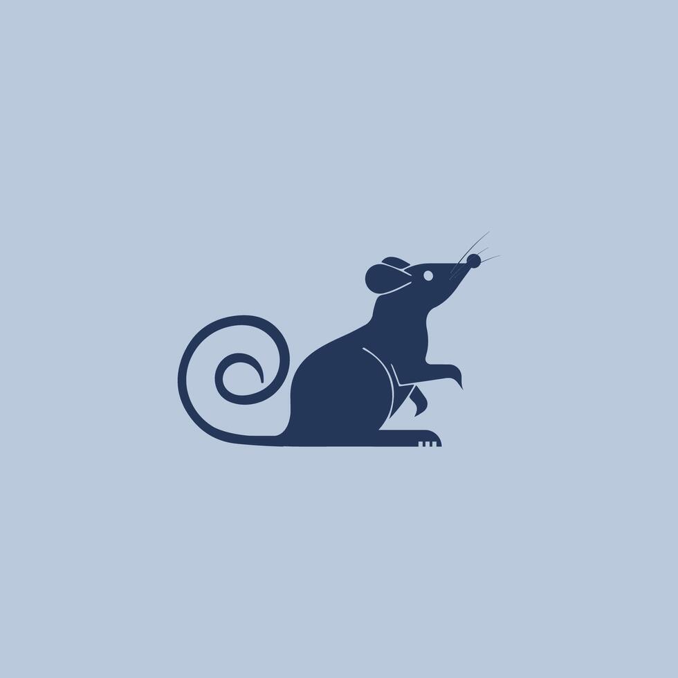 ratto logo vettore design modello